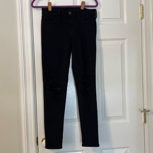 American Eagle black skinny jeans